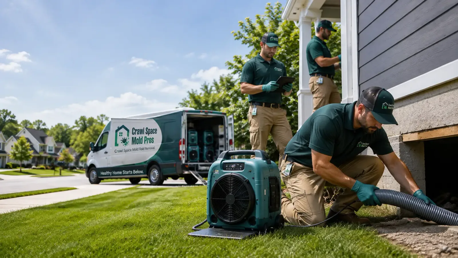 Crawl Space Mold Removal in Coon Rapids, IA